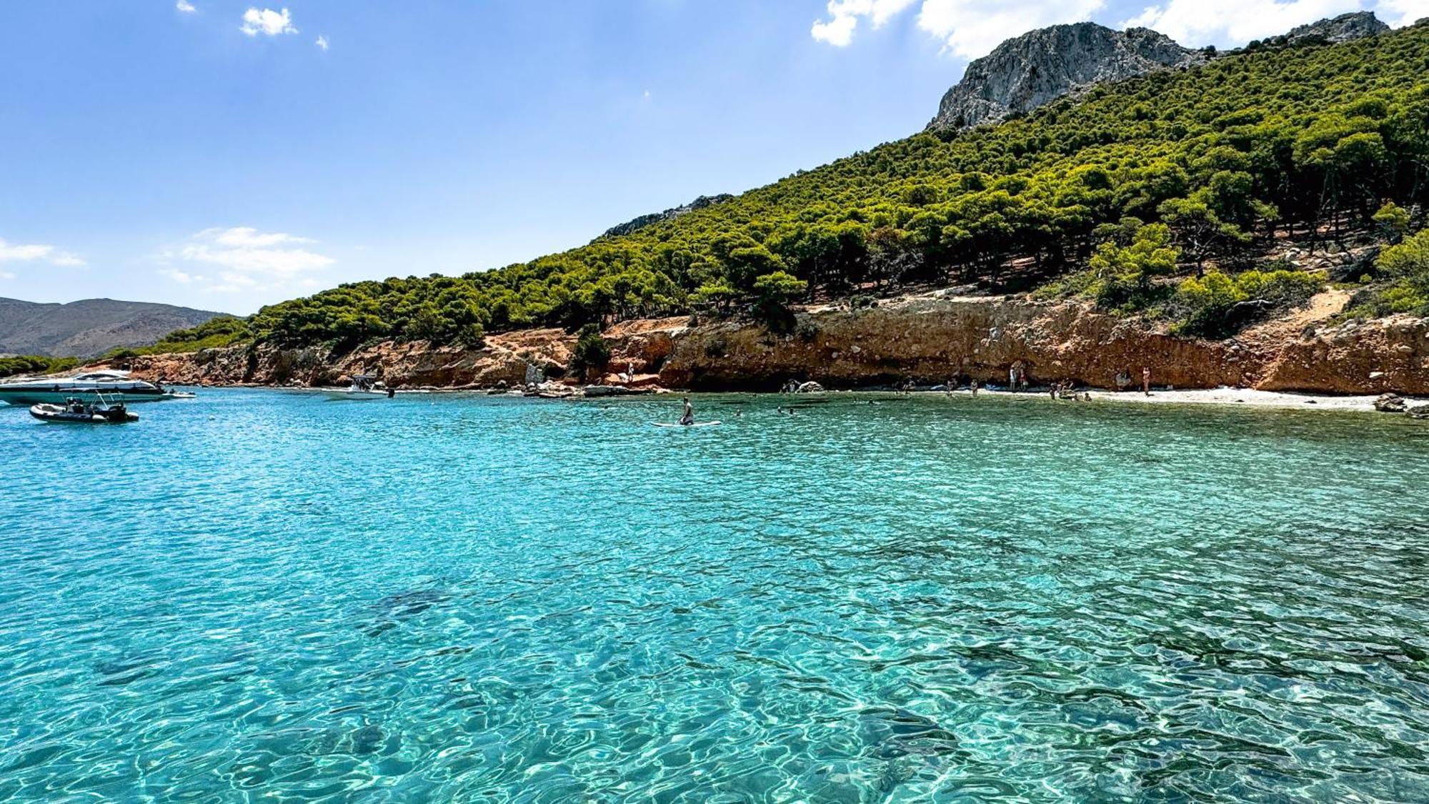 Appartement Vue Sur Mer Soul Family, Egine Aegina Exteriér fotografie