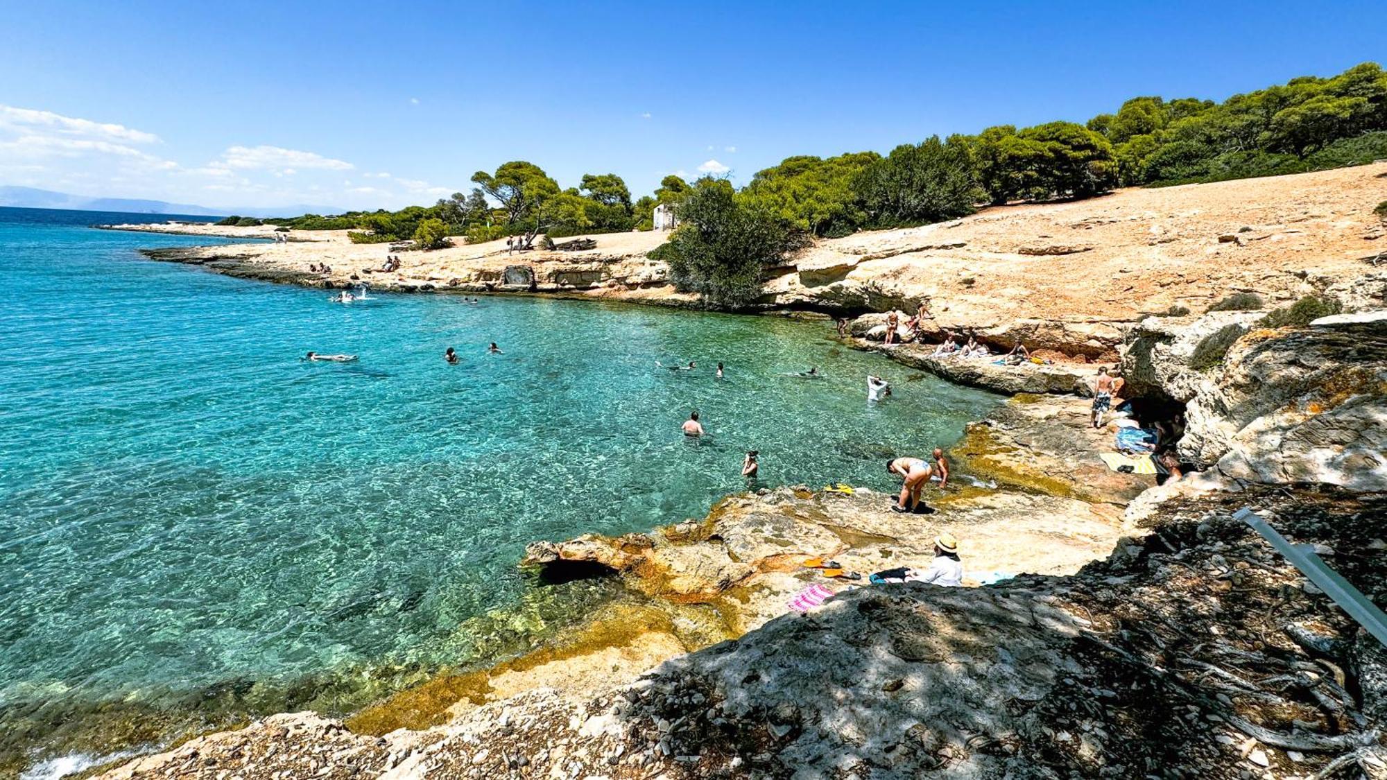 Appartement Vue Sur Mer Soul Family, Egine Aegina Exteriér fotografie